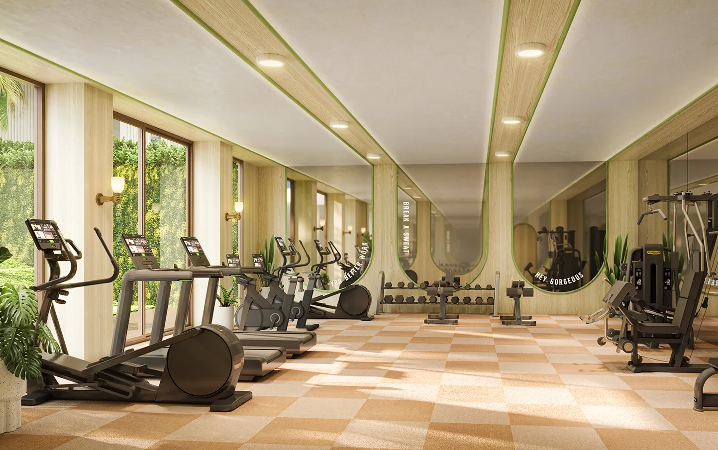Fitness facility at The Standard Residences Hua Hin