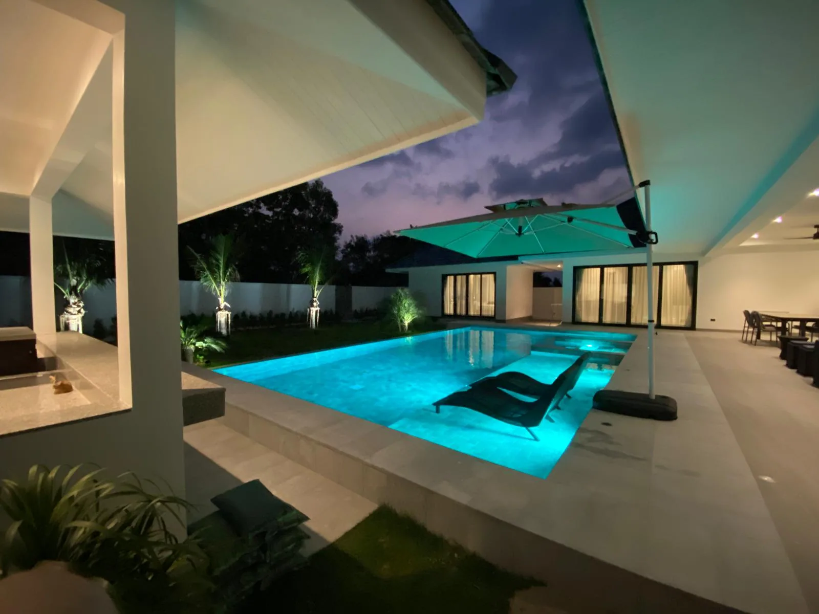 Villa pool terrace at The Clouds Hua Hin 3