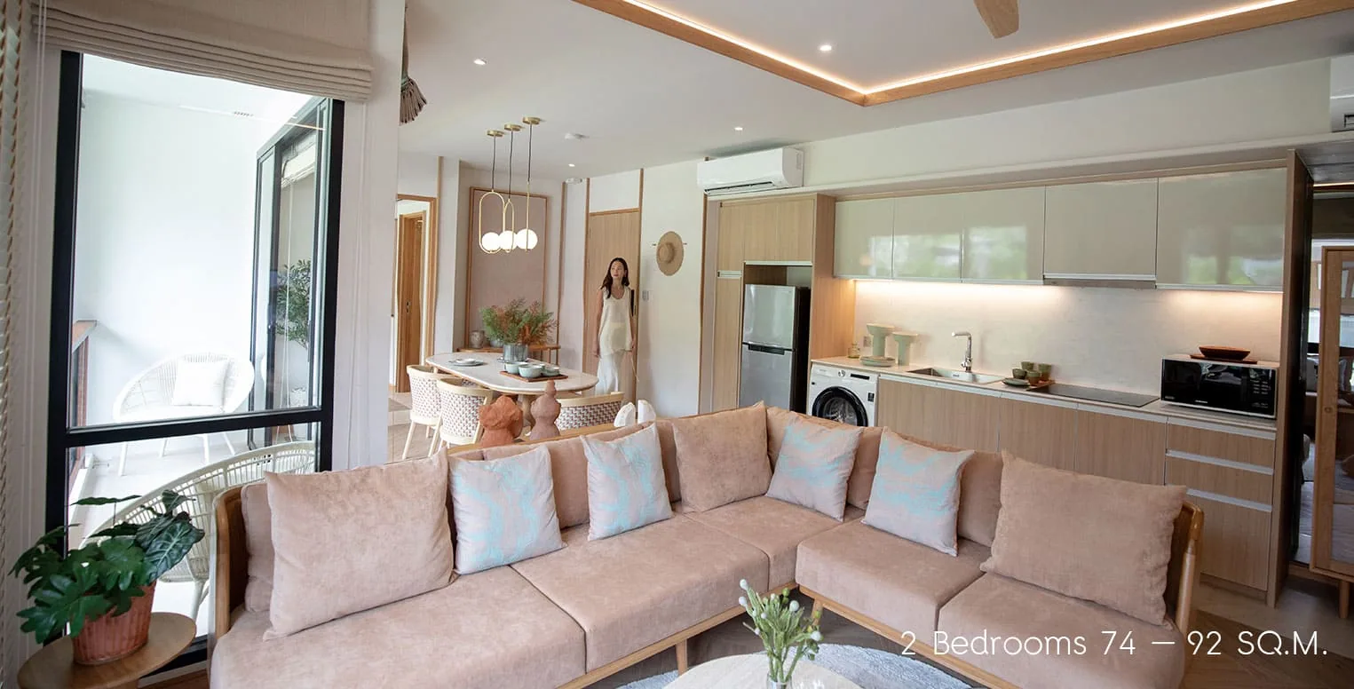 Living area interior at SASARA Hua Hin