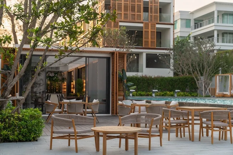 Beach pavilion at InterContinental Residences Hua Hin