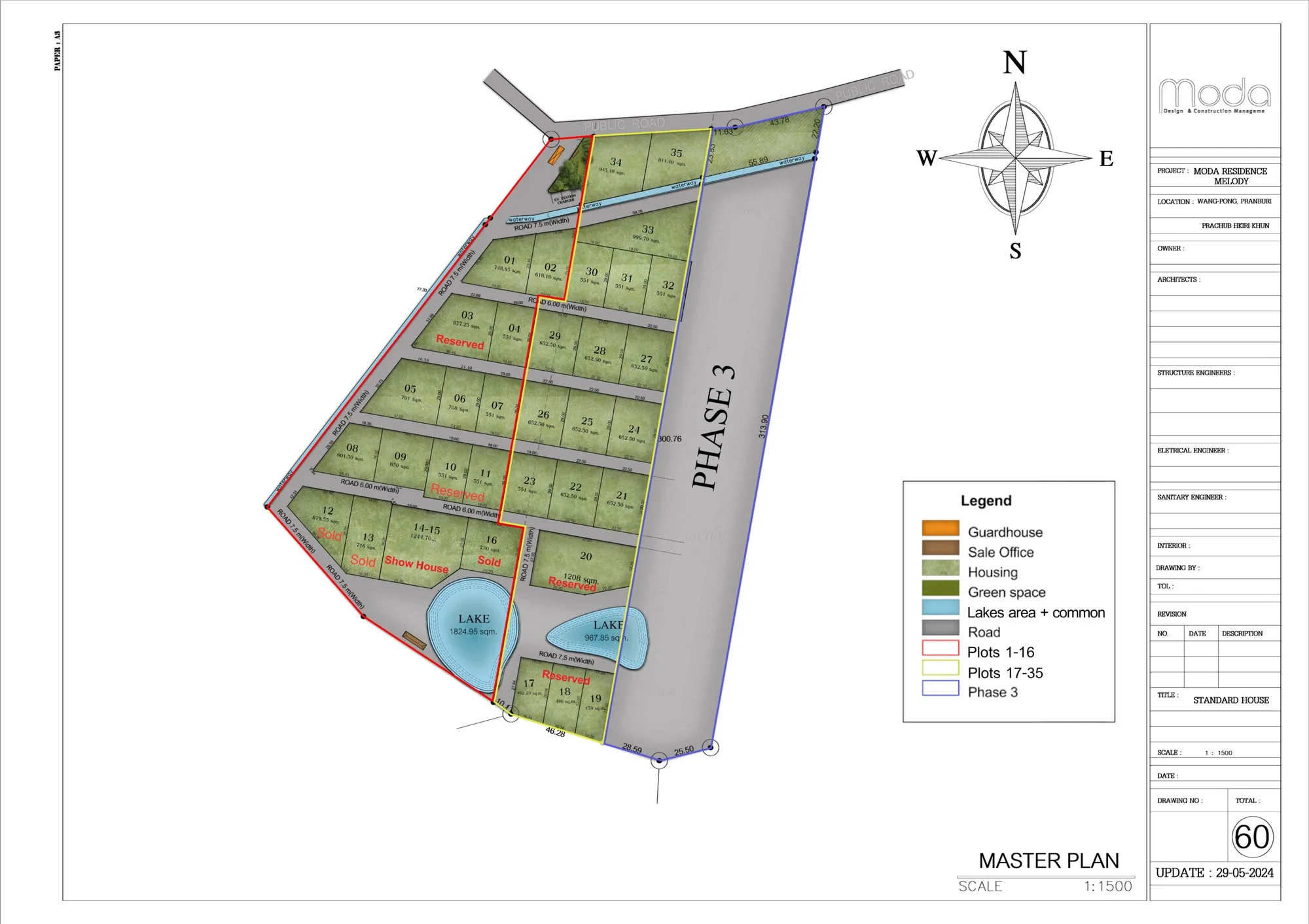 Moda Melody master plan, July 2024