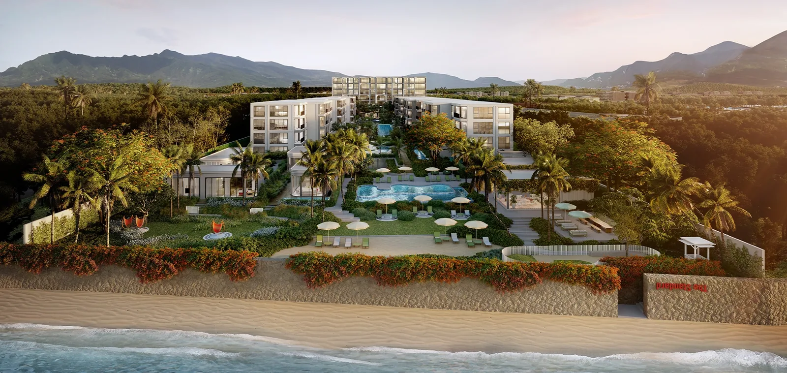 Architectural imagery for The Standard Residences Hua Hin
