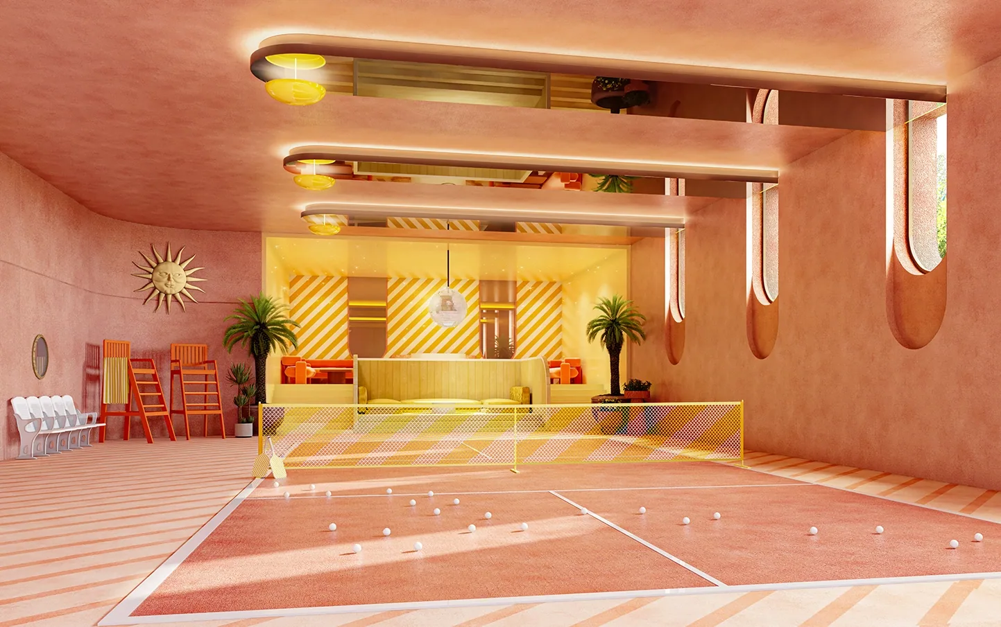 Pickleball court at The Standard Residences Hua Hin